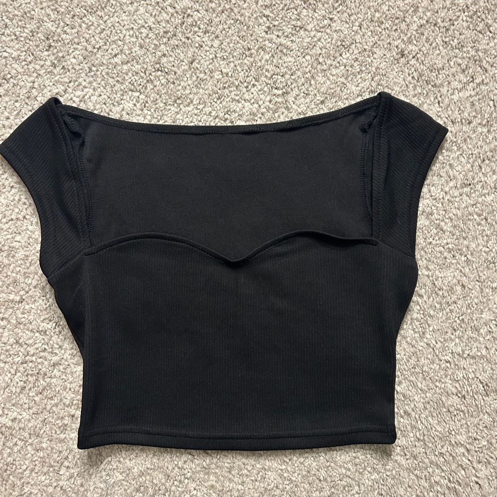 Black Crop Top